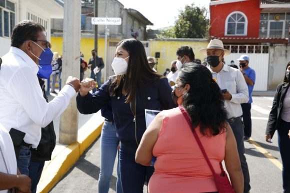 Realizan entrega de pavimentación y obras complementarias en Colonia Paraíso