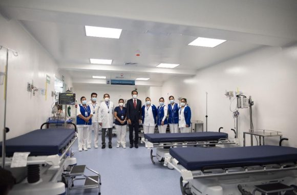 Rector Alfonso Esparza inaugura HUP Infantil y Clínica de la Mujer