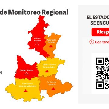 Aumento en contagios de Covid coloca a Puebla capital en semáforo rojo