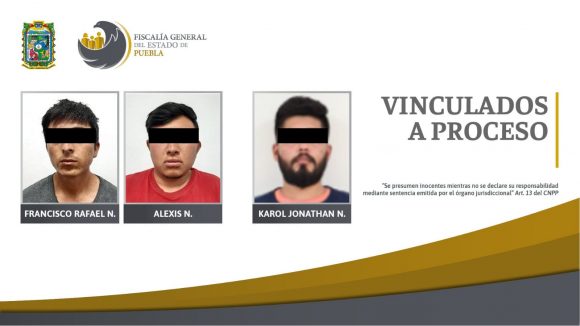 Detuvo FGE a tres secuestradores de una banda en Felipe Ángeles