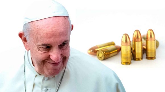 Interceptan carta con tres balas dirigida al Papa Francisco
