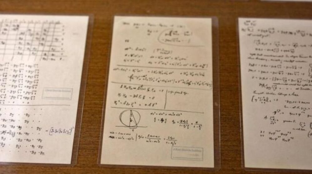 Se subastará manuscrito de Einstein sobre teoría de la relatividad