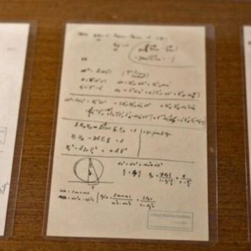 Se subastará manuscrito de Einstein sobre teoría de la relatividad