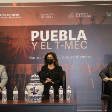 Es Puebla imán del comercio exterior e inversión extranjera en zona T-MEC: Economía