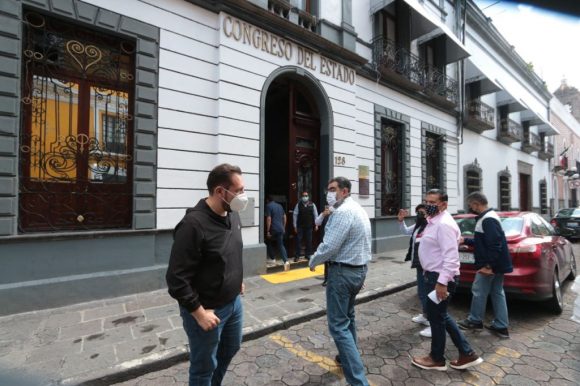 Diputados y personal del Congreso se sumaron al macrosimulacro