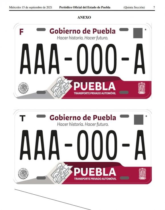 Con el cambio voluntario de placas no pagarás tarjeta de circulación hasta el 20 de diciembre