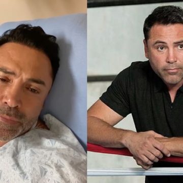 Óscar de la Hoya está hospitalizado con Covid-19