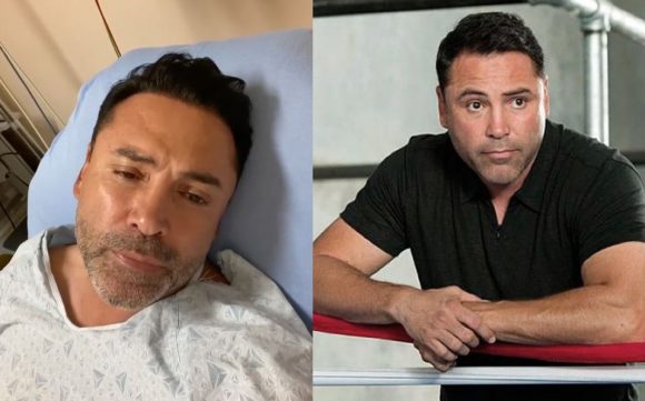 Óscar de la Hoya está hospitalizado con Covid-19