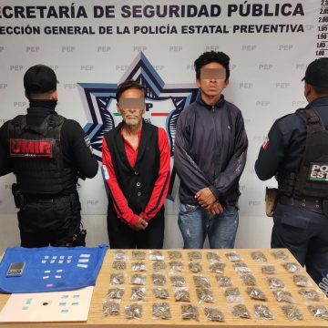 Detiene Policía Estatal a presuntos narcomenudistas de “El Chupón”
