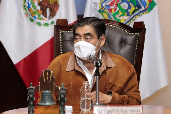 Existe en Puebla un ambiente de paz para el término e inicio de gestiones municipales: Barbosa