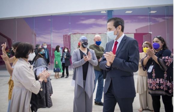 Inaugura el Rector Alfonso Esparza edificio para las Compañías Artísticas del CCU