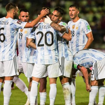 Argentina goleó a Venezuela en la eliminatoria Mundialista