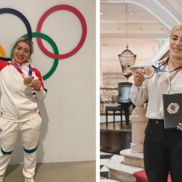 (VIDEO) Medallista olímpica denuncia que le dieron cheque sin fondos como premio