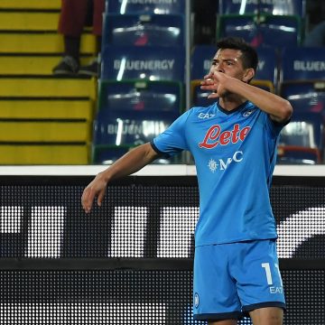 Hirving Lozano marcó en la goleada del Napoli