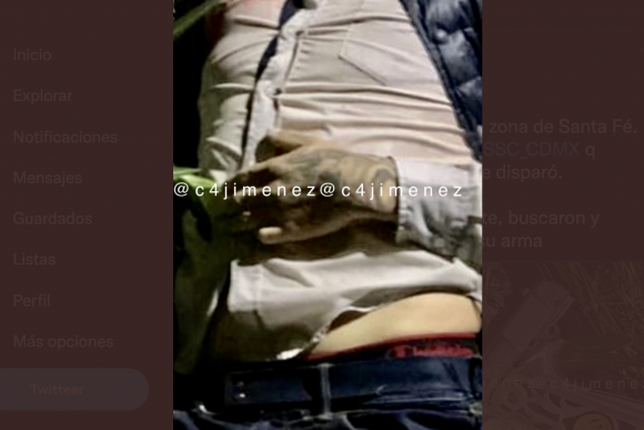 Policía de CDMX abate a asaltante tras intento de robo de auto