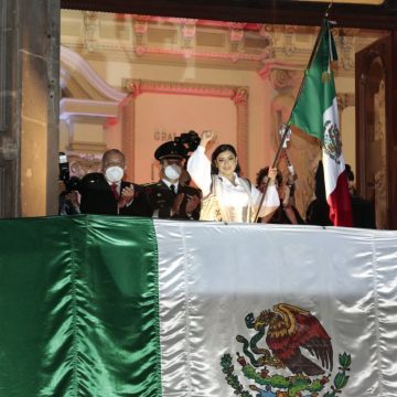 Ayuntamiento de Puebla lleva a cabo tradicional Grito de Independencia