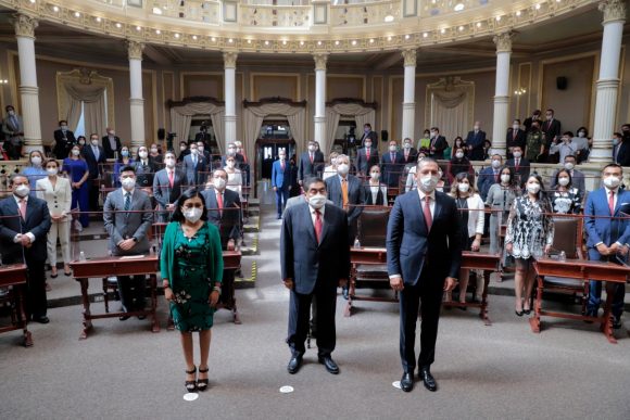 Acude gobernador Barbosa Huerta a la instalación de la LXI Legislatura