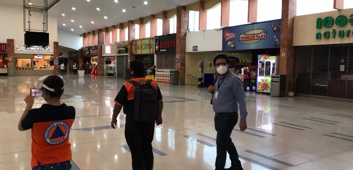 77 Centros comerciales en Puebla se sumaron al Simulacro Nacional