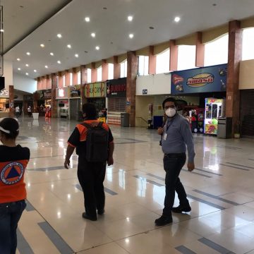 77 Centros comerciales en Puebla se sumaron al Simulacro Nacional