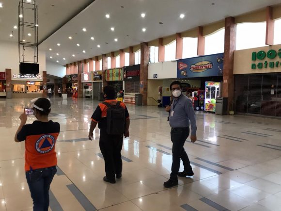 77 Centros comerciales en Puebla se sumaron al Simulacro Nacional
