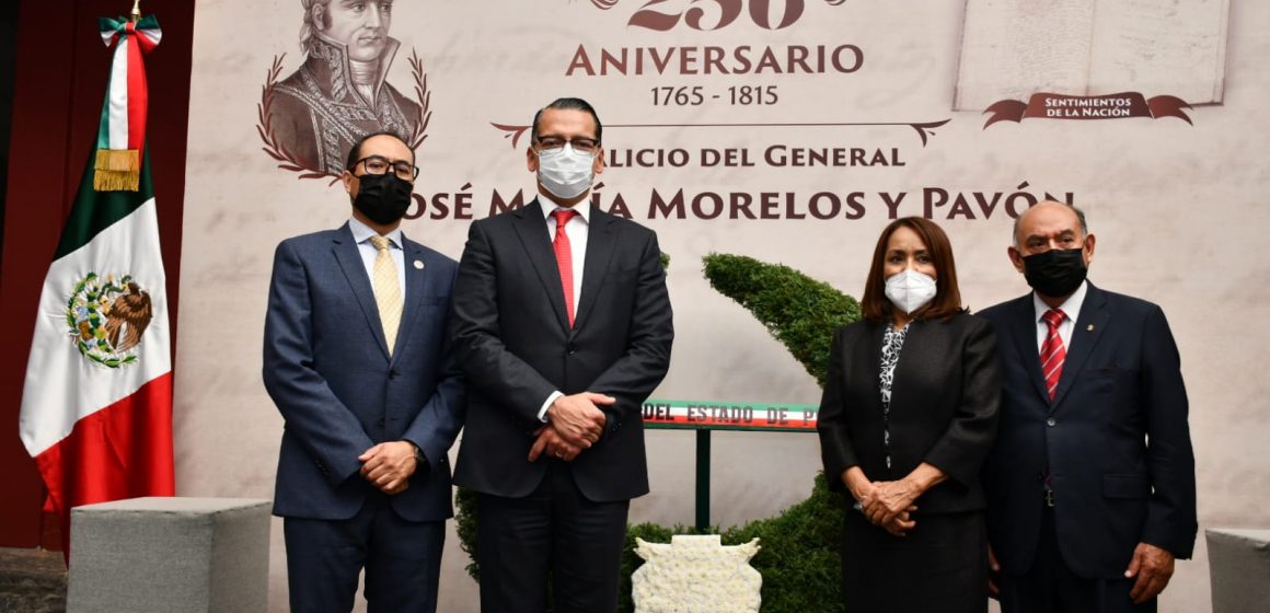 Participa HTSJ en ceremonia conmemorativa al natalicio del General José María Morelos y Pavón