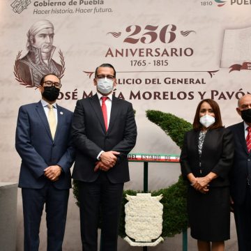 Participa HTSJ en ceremonia conmemorativa al natalicio del General José María Morelos y Pavón