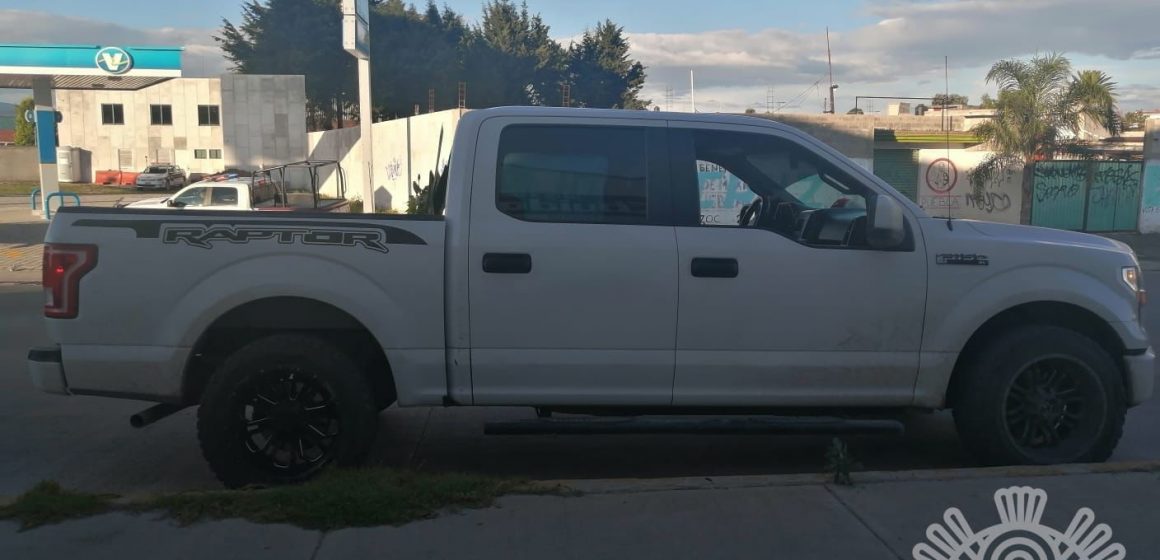 Recupera Policía Estatal camioneta robada por medio de cámaras lectoras de placas
