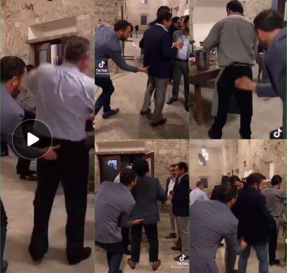 Exhiben en video a empresarios poblanos manoseándose