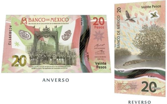 Puesta en circulación del billete de 20 pesos, conmemorativo del Bicentenario de la Independencia Nacional