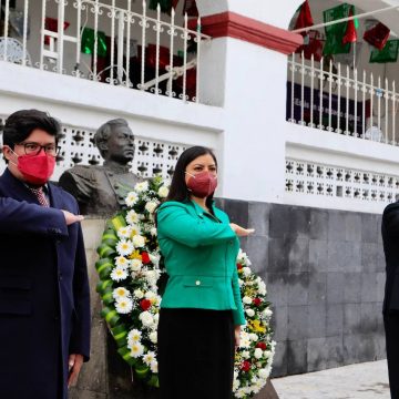 Conmemoran autoridades municipales el aniversario luctuoso del General Ignacio Zaragoza