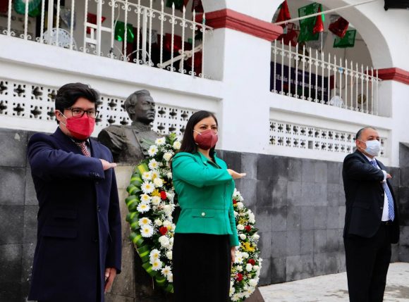 Conmemoran autoridades municipales el aniversario luctuoso del General Ignacio Zaragoza