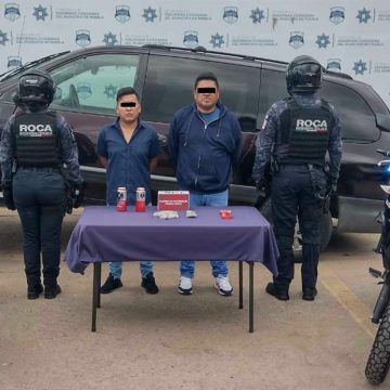 Detiene PM a dos presuntos asaltantes de cuentahabientes en Puebla