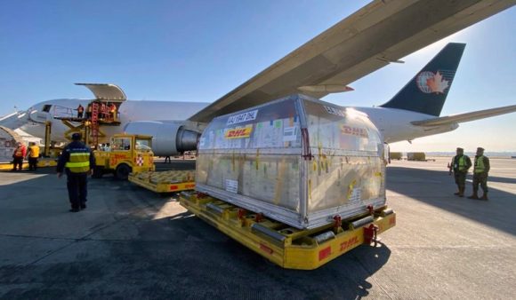 embarque vacunas Han llegado a México casi 100 millones de vacunas