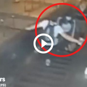 (VIDEO) Hombre patea a mujer en Metro de Nueva York