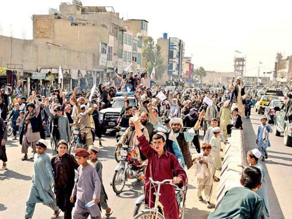 taliban Proclama victoria Talibán sobre EU