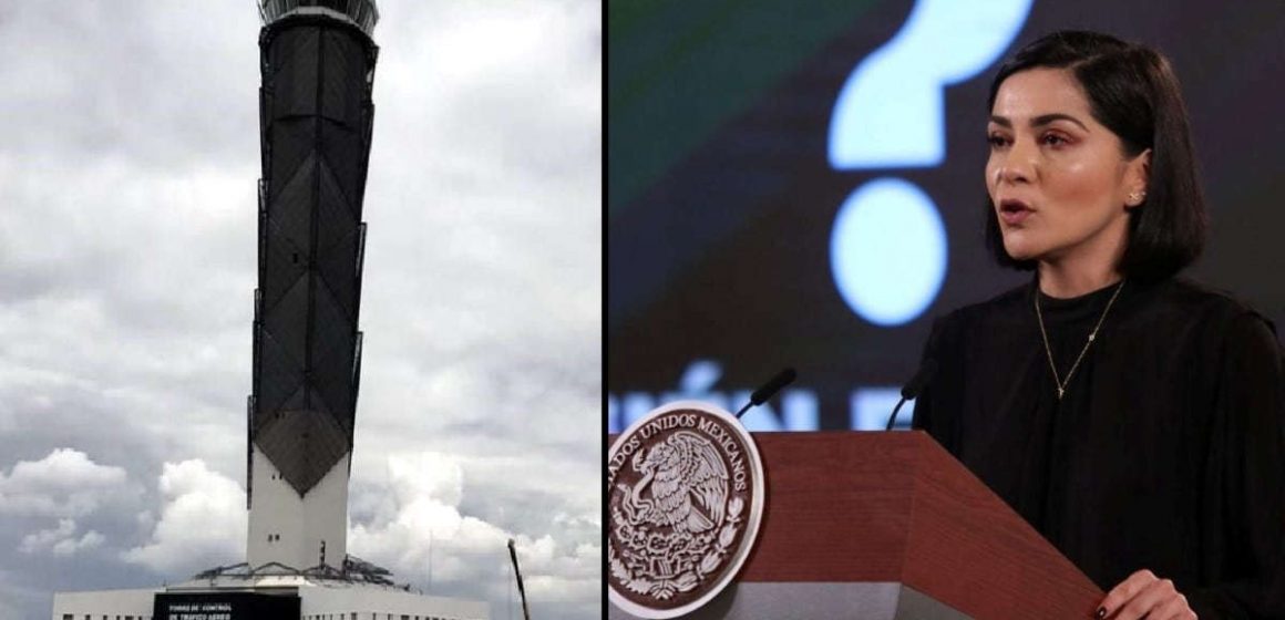 La Torre de Control del aeropuerto de San Lucía no está inclinada, contestan en la Mañanera