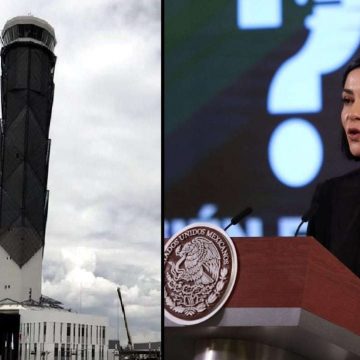 La Torre de Control del aeropuerto de San Lucía no está inclinada, contestan en la Mañanera
