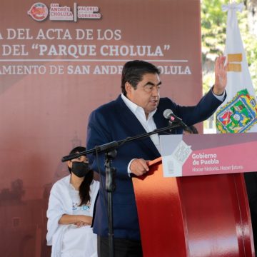 En Puebla existe libertad absoluta para quienes defiendan sus ideales: Miguel Barbosa