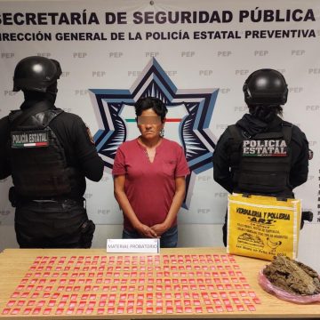 Policía Estatal detiene por segunda ocasión a “La Flaca”, presunta narcomenudista