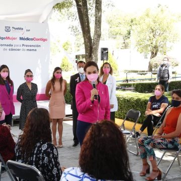 Liliana Ortiz Pérez inicia jornadas para la prevención del cáncer de mama