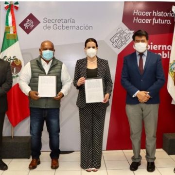 Firman Puebla y Veracruz convenio para dotar de agua potable a Quimixtlán y Xalapa