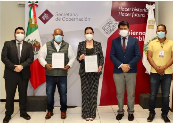 Firman Puebla y Veracruz convenio para dotar de agua potable a Quimixtlán y Xalapa