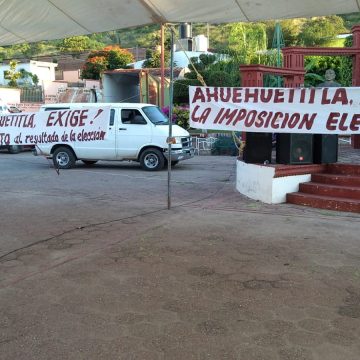 En Ahuehuetitla ganó un candidato sin registro, piden se respete el triunfo