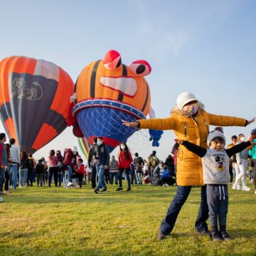 Registra primer festival del globo afluencia de más de 15 mil personas