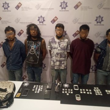 Captura Policía Estatal a cinco presuntos integrantes de la banda de “El Gallo”