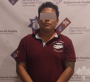 Presunto narcomenudista de San Gabriel Chilac, detenido por la Policía Estatal