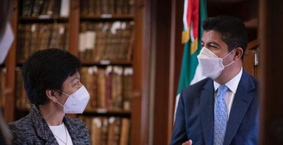 Reunión satisfactoria y de coordinación entre Eduardo Rivera y Lilia Cedillo