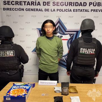 Detiene Policía Estatal a presunto narcovendedor