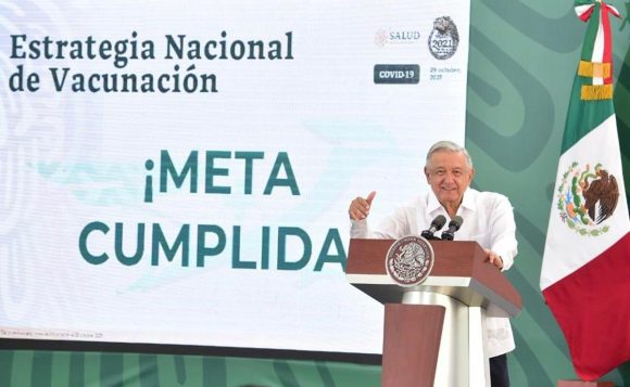 AMLO Vacunas CMH (VIDEO) “¡Meta cumplida!”: AMLO asegura haber logrado la vacunación de mayores de 18