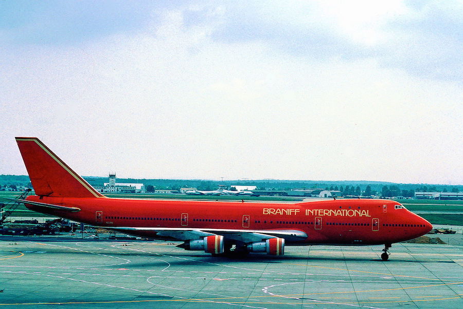 Braniff International Boeing 747 230B N611BN@FRA June 1979 AUC 4844977229